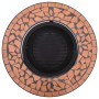 vidaXl Brasero de mosaico cerámica terracota 68 cm de vidaXL, Chimeneas - Ref: Foro24-46719, Precio: 69,16 €, Descuento: %