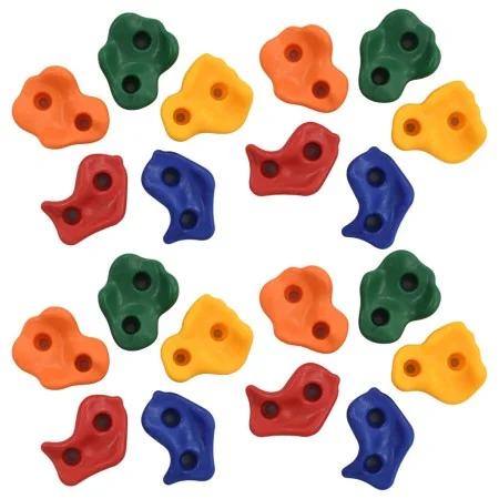 Presas de escalada 20 unidades PE multicolor de vidaXL, Escalada - Ref: Foro24-278648, Precio: 46,60 €, Descuento: %