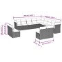 Set de sofás de jardín y cojines 13 pzas ratán sintético negro de , Conjuntos de jardín - Ref: Foro24-3218486, Precio: 726,59...