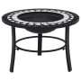 vidaXl Brasero de mosaico cerámica negro y blanco 68 cm de vidaXL, Chimeneas - Ref: Foro24-46721, Precio: 69,60 €, Descuento: %