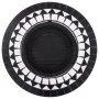 vidaXl Brasero de mosaico cerámica negro y blanco 68 cm by vidaXL, Chimneys - Ref: Foro24-46721, Price: 69,02 €, Discount: %