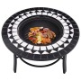 vidaXl Brasero de mosaico cerámica negro y blanco 68 cm de vidaXL, Chimeneas - Ref: Foro24-46721, Precio: 69,60 €, Descuento: %