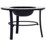 vidaXl Brasero de mosaico cerámica verde 68 cm de vidaXL, Chimeneas - Ref: Foro24-46722, Precio: 69,53 €, Descuento: %