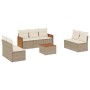 Juego de sofás de jardín con cojines beige 8 pzas ratán PE de , Conjuntos de jardín - Ref: Foro24-3227563, Precio: 451,56 €, ...