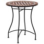 Mesa bistró de mosaico cerámica marrón 60 cm de vidaXL, Mesas de jardín - Ref: Foro24-46713, Precio: 83,54 €, Descuento: %