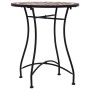 Mesa bistró de mosaico cerámica marrón 60 cm de vidaXL, Mesas de jardín - Ref: Foro24-46713, Precio: 83,54 €, Descuento: %