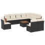 Set de sofás de jardín 11 pzas y cojines ratán sintético negro de , Conjuntos de jardín - Ref: Foro24-3227757, Precio: 573,83...