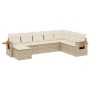 Juego de sofás de jardín con cojines beige 8 pzas ratán PE de , Conjuntos de jardín - Ref: Foro24-3227087, Precio: 557,71 €, ...
