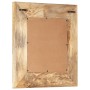 Espejo tallado a mano madera maciza de mango 50x50x2,5 cm en Espejos | Comprar online en Foru.es