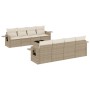 Set de sofás de jardín 9 pzas con cojines ratán sintético beige de , Conjuntos de jardín - Ref: Foro24-3252285, Precio: 651,0...