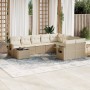 Juego de sofás jardín con cojines beige 10 pzas ratán sintético de , Conjuntos de jardín - Ref: Foro24-3252995, Precio: 733,7...