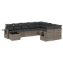Set de sofás de jardín 10 pzas con cojines ratán sintético gris de , Conjuntos de jardín - Ref: Foro24-3252997, Precio: 625,7...