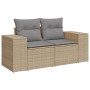 Juego de sofás de jardín con cojines beige 8 pzas ratán PE de , Conjuntos de jardín - Ref: Foro24-3222838, Precio: 563,55 €, ...