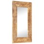 Espejo tallado a mano madera maciza de mango 80x50x2,5 cm en Espejos | Comprar online en Foru.es