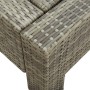 Tumbona para 2 personas con cojín ratán sintético gris de vidaXL, Camas para exteriores - Ref: Foro24-46240, Precio: 294,84 €...