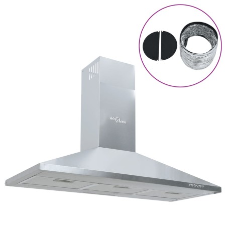 Campana extractora de acero inoxidable 90 cm de , Extractores - Ref: Foro24-155970, Precio: 175,85 €, Descuento: %