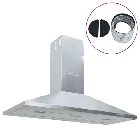 Campana extractora de acero inoxidable 90 cm de , Extractores - Ref: Foro24-155970, Precio: 171,97 €, Descuento: %