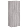 Muebles de TV de pared 5 pzas madera de ingeniería gris Sonoma en Muebles TV | Comprar online en Foru.es