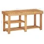 Estantería de zapatos de madera maciza de acacia 90x32x46 cm de vidaXL, Zapateros y organizadores de calzado - Ref: Foro24-45...