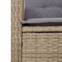 Set comedor de jardín 2 pzas con cojines ratán sintético beige de , Conjuntos de jardín - Ref: Foro24-3277487, Precio: 333,38...
