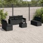 Set de sofás de jardín 8 piezas y cojines ratán sintético negro de , Conjuntos de jardín - Ref: Foro24-3218825, Precio: 473,4...