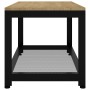 Mesita de centro MDF y hierro marrón claro y negro 90x45x45 cm de vidaXL, Mesas de centro - Ref: Foro24-286081, Precio: 79,80...