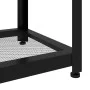 MDF and iron coffee table light brown and black 90x45x45 cm by vidaXL, Coffee table - Ref: Foro24-286081, Price: 78,93 €, Dis...