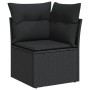 Set de sofás de jardín 10 pzas cojines ratán sintético negro de , Conjuntos de jardín - Ref: Foro24-3220654, Precio: 626,14 €...
