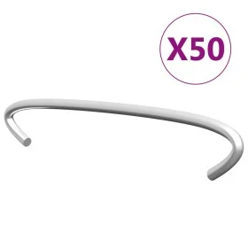 Gabion hooks 50 units galvanized steel 10 cm by vidaXL, Accessories for gates and fences - Ref: Foro24-145615, Price: 13,02 €...