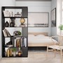 Estantería/divisor madera contrachapada negro 80x24x159 cm de vidaXL, Librerías y estanterías - Ref: Foro24-800100, Precio: 6...