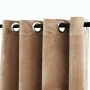 Cortinas opacas con anillas 2 pzas terciopelo beige 140x245 cm de vidaXL, Cortinas y visillos - Ref: Foro24-134506, Precio: 4...