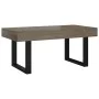 Mesa de centro MDF y hierro gris y negro 90x45x40 cm de vidaXL, Mesas de centro - Ref: Foro24-286101, Precio: 84,40 €, Descue...