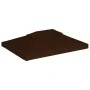 Toldo de cenador 2 niveles marrón 310 g/m² 4x3 m de vidaXL, Cubiertas para carpas y cenadores - Ref: Foro24-46617, Precio: 91...