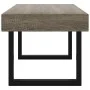 Mesa de centro MDF y hierro gris y negro 90x45x40 cm de vidaXL, Mesas de centro - Ref: Foro24-286101, Precio: 84,40 €, Descue...