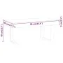 Mesa de centro MDF y hierro gris y negro 90x45x40 cm de vidaXL, Mesas de centro - Ref: Foro24-286101, Precio: 84,40 €, Descue...