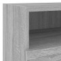 Muebles de TV de pared 5 pzas madera de ingeniería gris Sonoma en Muebles TV | Comprar online en Foru.es