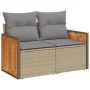 Garden sofa set with beige cushions 8 pcs PE rattan by , Garden sets - Ref: Foro24-3227487, Price: 525,24 €, Discount: %