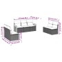 Set sofás de jardín 7 piezas y cojines ratán sintético beige de , Conjuntos de jardín - Ref: Foro24-3227556, Precio: 409,98 €...