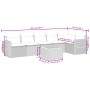Set sofás de jardín 7 piezas y cojines ratán sintético beige de , Conjuntos de jardín - Ref: Foro24-3225016, Precio: 442,67 €...