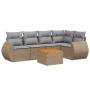 Juego de sofás jardín con cojines 6 pzas ratán sintético beige de , Conjuntos de jardín - Ref: Foro24-3224995, Precio: 386,87...