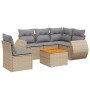 Juego de sofás jardín con cojines 6 pzas ratán sintético beige de , Conjuntos de jardín - Ref: Foro24-3225009, Precio: 386,87...