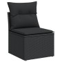 Set de sofás de jardín 8 piezas y cojines ratán sintético negro de , Conjuntos de jardín - Ref: Foro24-3222844, Precio: 668,4...