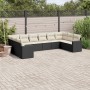 Set de sofás de jardín 10 pzas cojines ratán sintético negro de , Conjuntos de jardín - Ref: Foro24-3219456, Precio: 557,62 €...