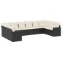 Set de sofás de jardín 10 pzas cojines ratán sintético negro de , Conjuntos de jardín - Ref: Foro24-3219456, Precio: 557,62 €...