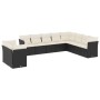 Set de sofás de jardín 10 pzas cojines ratán sintético negro de , Conjuntos de jardín - Ref: Foro24-3249695, Precio: 615,84 €...