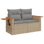 Juego de sofás de jardín con cojines beige 8 pzas ratán PE de , Conjuntos de jardín - Ref: Foro24-3227053, Precio: 481,60 €, ...