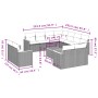 Set de sofás de jardín 12 pzas con cojines ratán sintético gris de , Conjuntos de jardín - Ref: Foro24-3228188, Precio: 813,7...