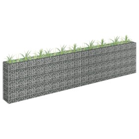 Arriate de gaviones de acero galvanizado 360x30x90 cm de vidaXL, Maceteros y jardineras - Ref: Foro24-145643, Precio: 141,04 ...