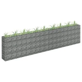 Arriate de gaviones de acero galvanizado 360x30x90 cm de vidaXL, Maceteros y jardineras - Ref: Foro24-145643, Precio: 139,21 ...