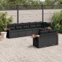 Set de sofás de jardín 8 piezas y cojines ratán sintético negro de , Conjuntos de jardín - Ref: Foro24-3226986, Precio: 579,0...